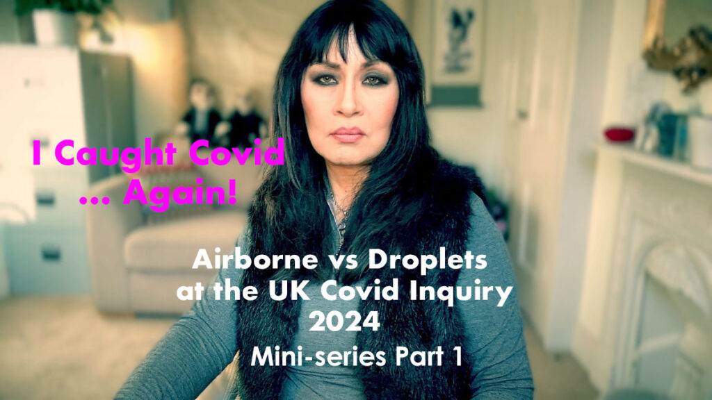 I Caught Covid - Airborne vs Droplets at the UK Covid Inquiry 2024 - Video Anna Chen