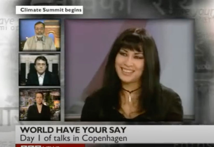 BBC VIDEO: Anna Chen speaks on the Copenhagen climate change summit 2009